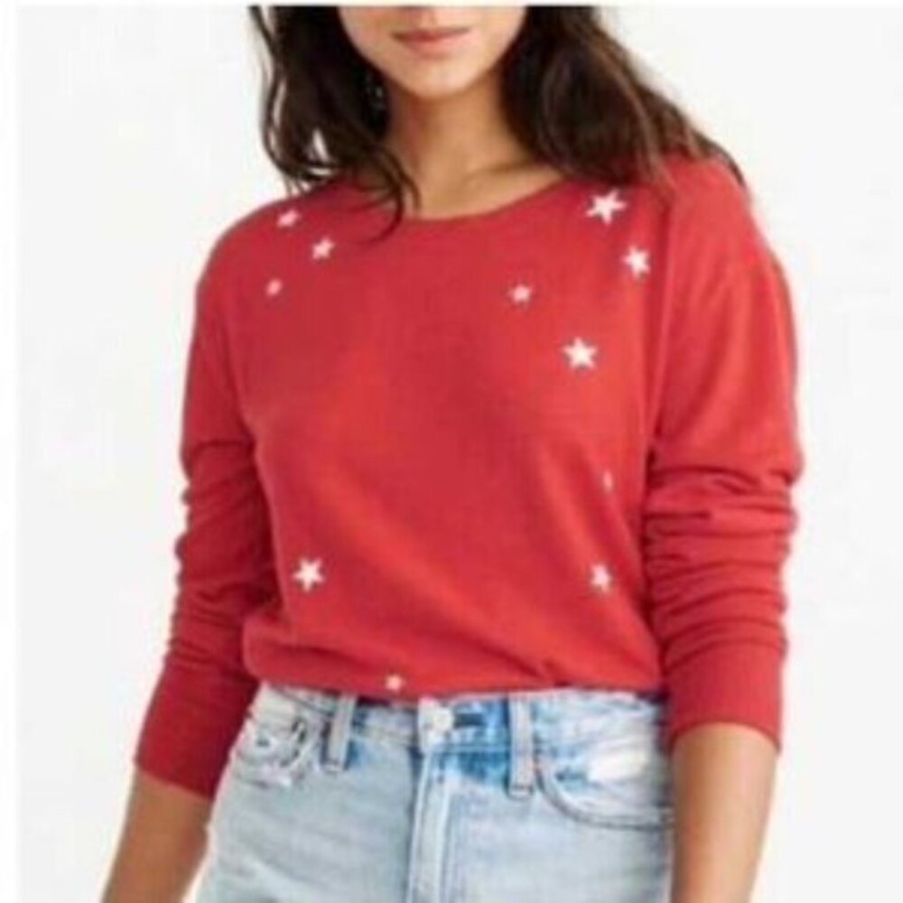 Vintage Abercrombie & Fitch Red Holiday Sweater Size Small EUC #5910